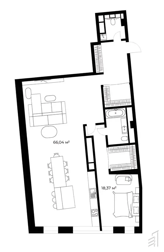 LA BELLE MAISON — планировка 3