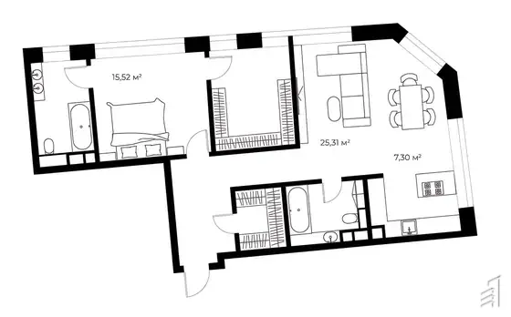 LA BELLE MAISON — планировка 1