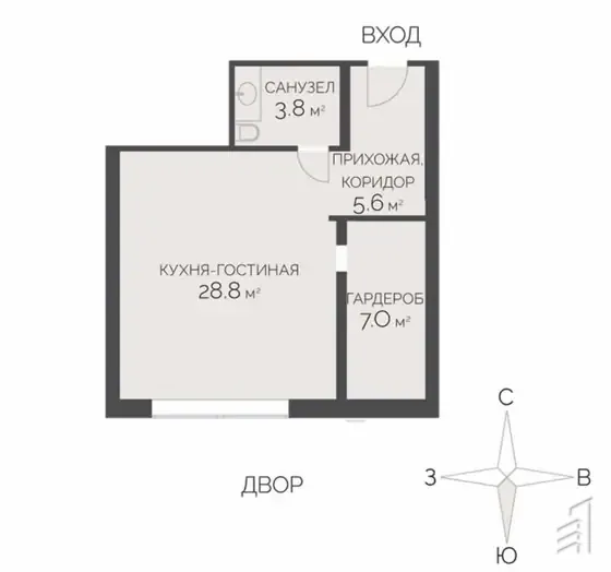 Внуково кантри клуб — планировка 1