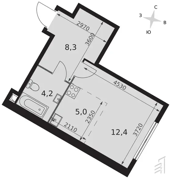Архитектор — планировка 1