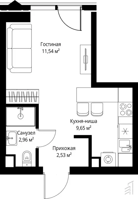 JOIS (Джойс) — планировка 1