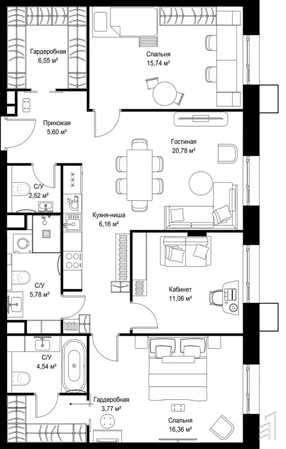 МЫС — планировка 4