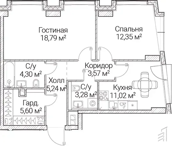 Сезар Будущее — планировка 2