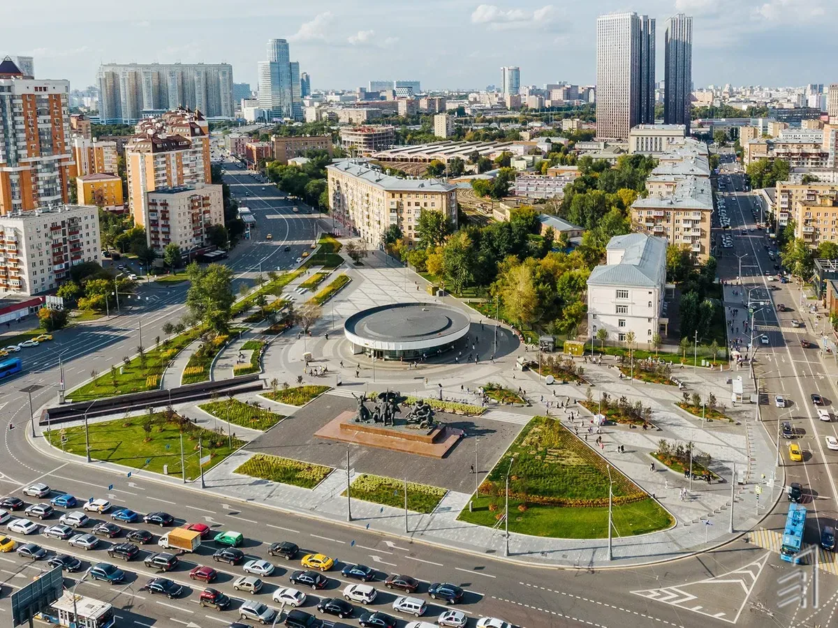 Пресня с высоты